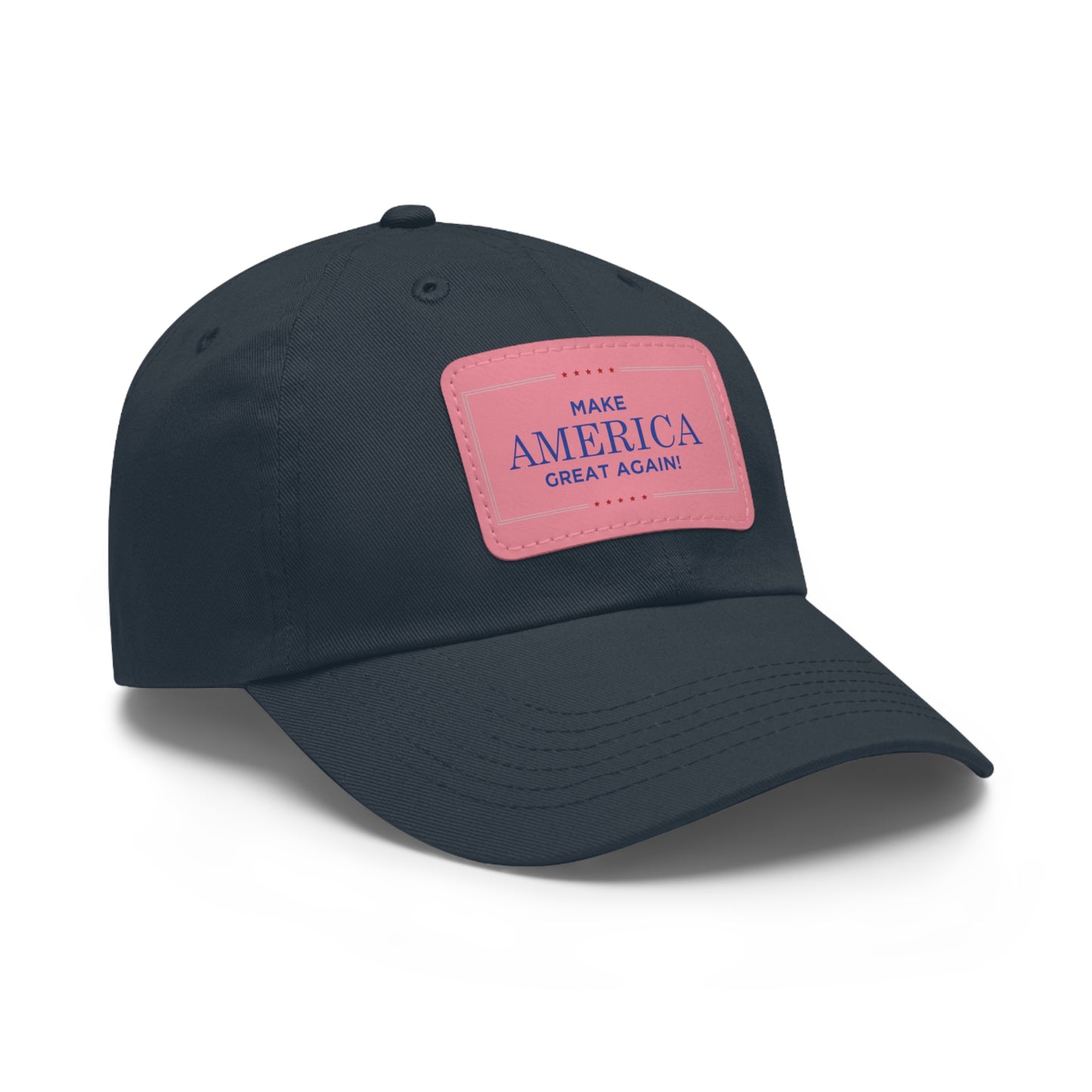 MAGA - Dad Hat with Leather Patch