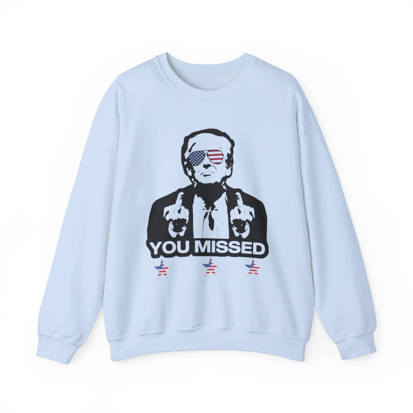 Trump You Missed - Unisex Heavy Blend™ Crewneck Sweatshirt