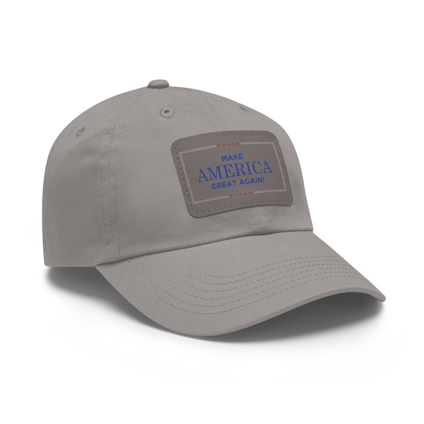 MAGA - Dad Hat with Leather Patch