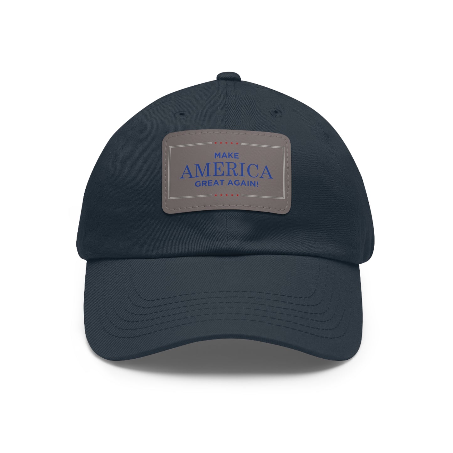 MAGA - Dad Hat with Leather Patch