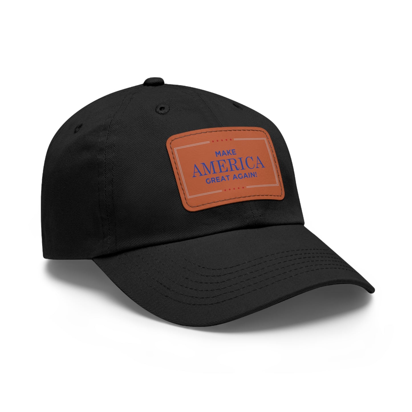 MAGA - Dad Hat with Leather Patch