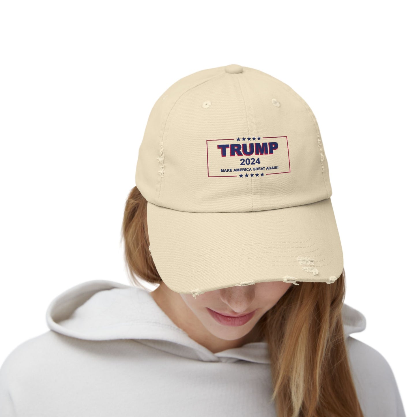 Trump 2024 - Unisex Distressed Cap