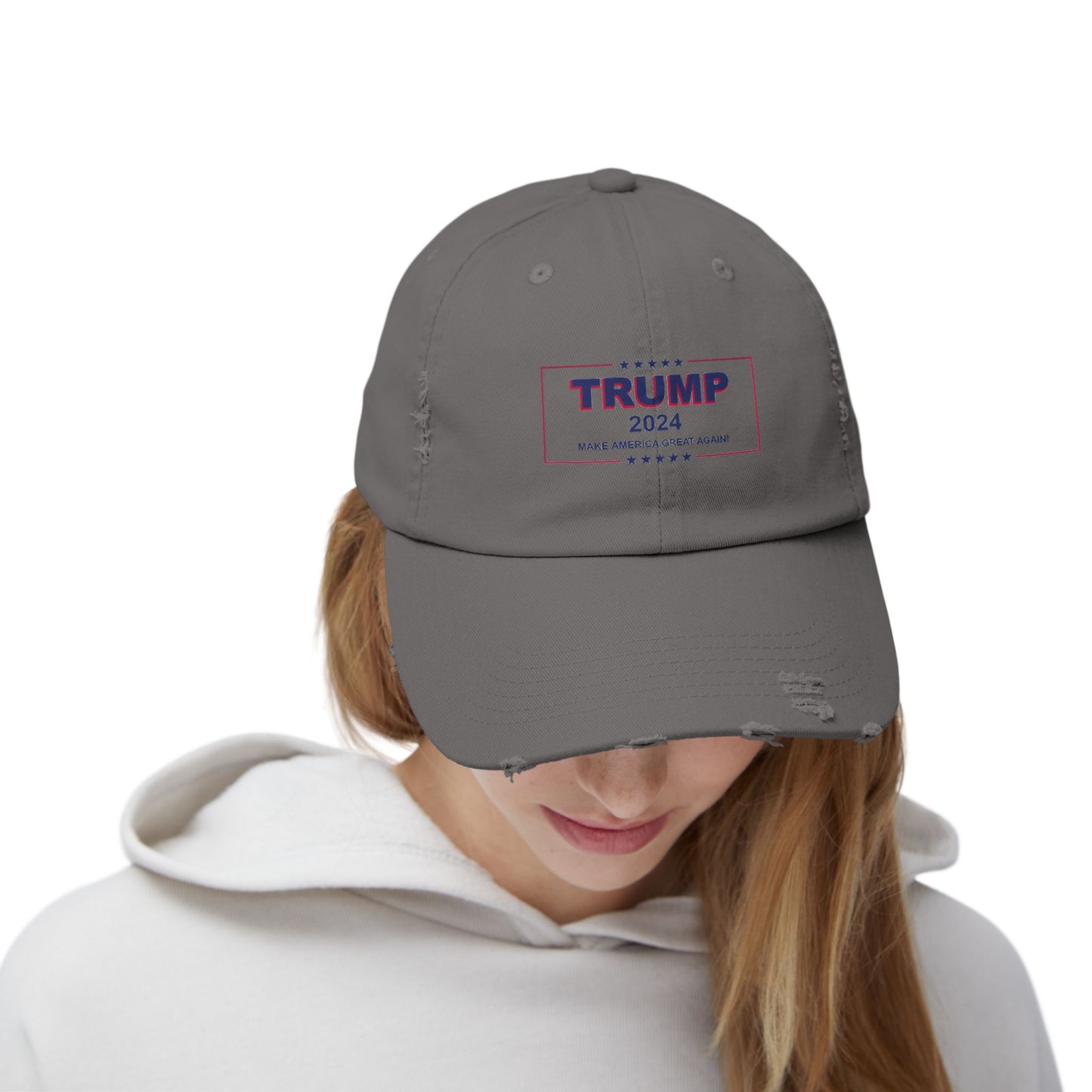 Trump 2024 - Unisex Distressed Cap