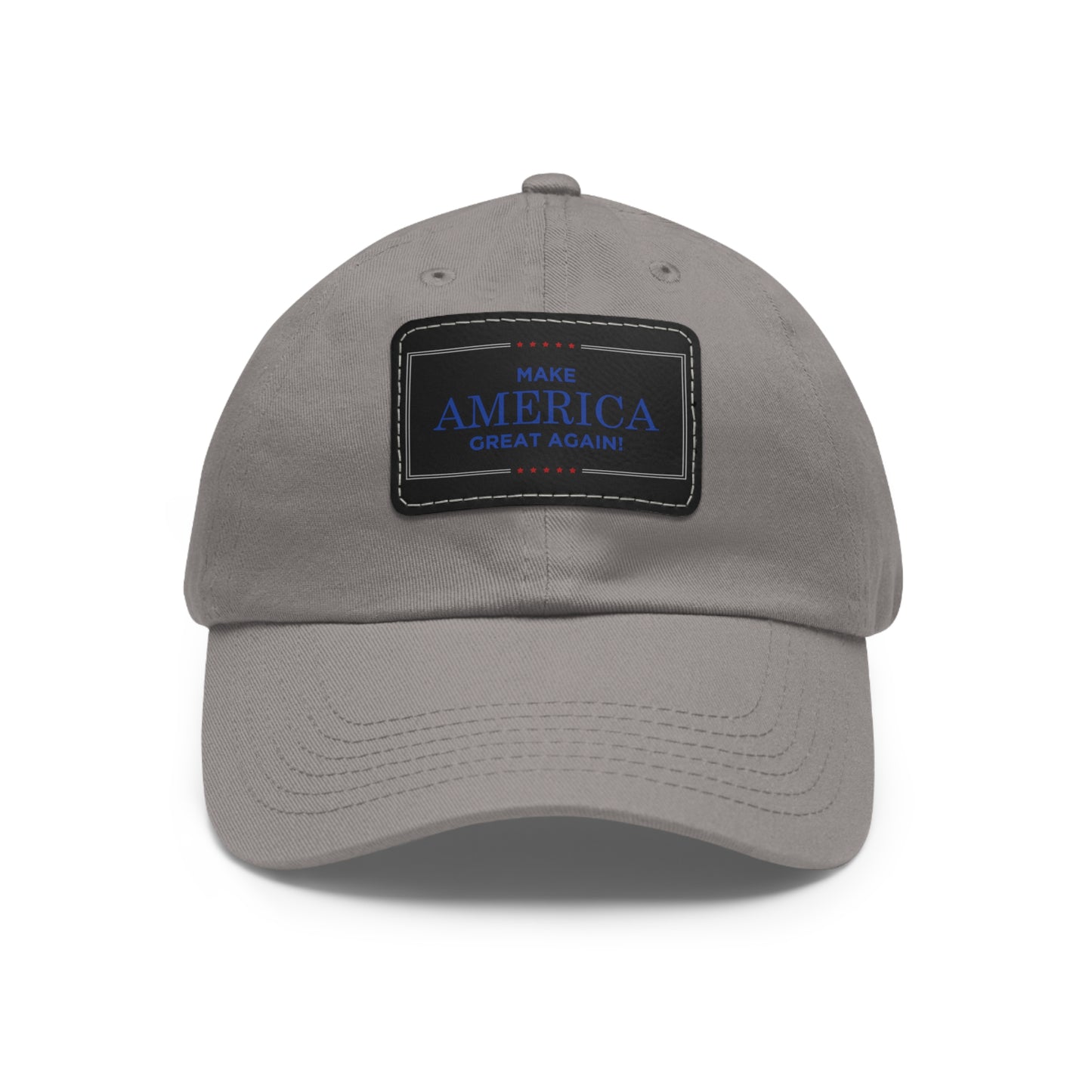 MAGA - Dad Hat with Leather Patch