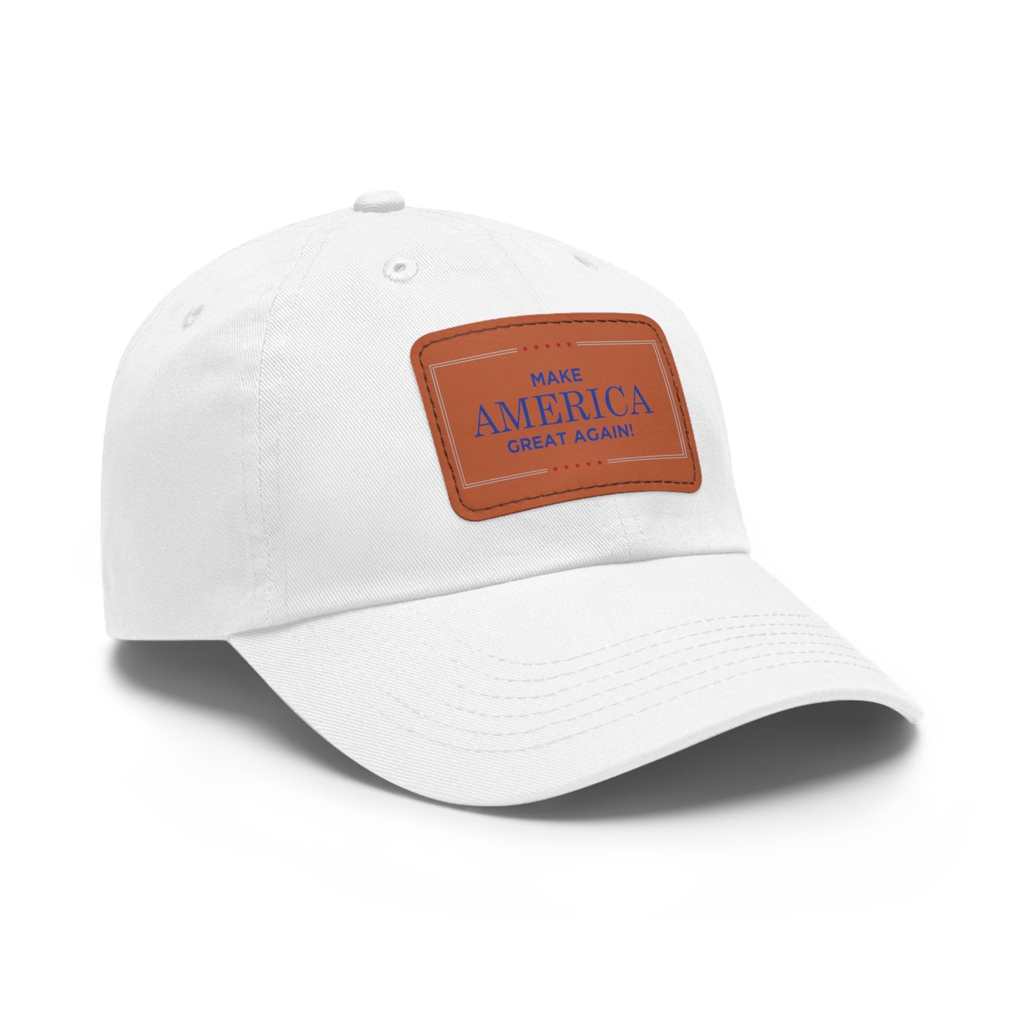 MAGA - Dad Hat with Leather Patch