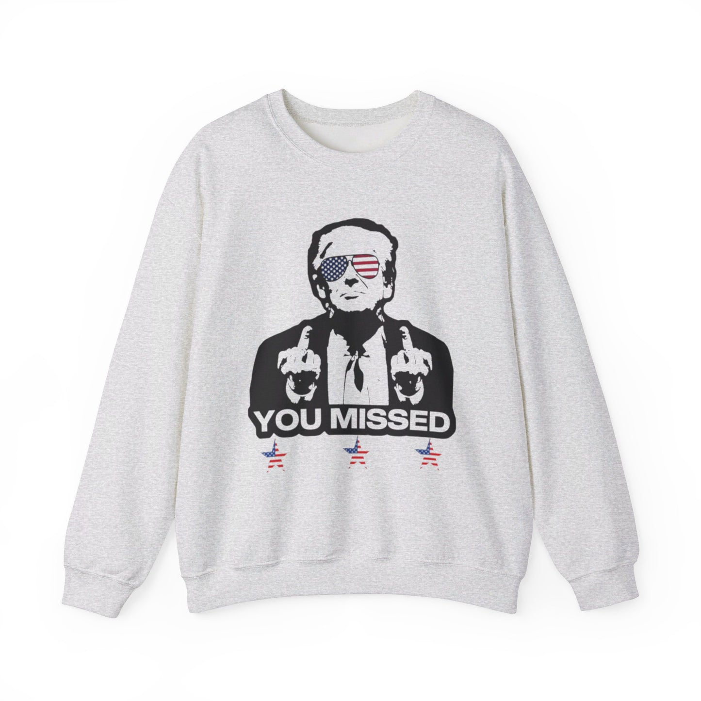 Trump You Missed - Unisex Heavy Blend™ Crewneck Sweatshirt