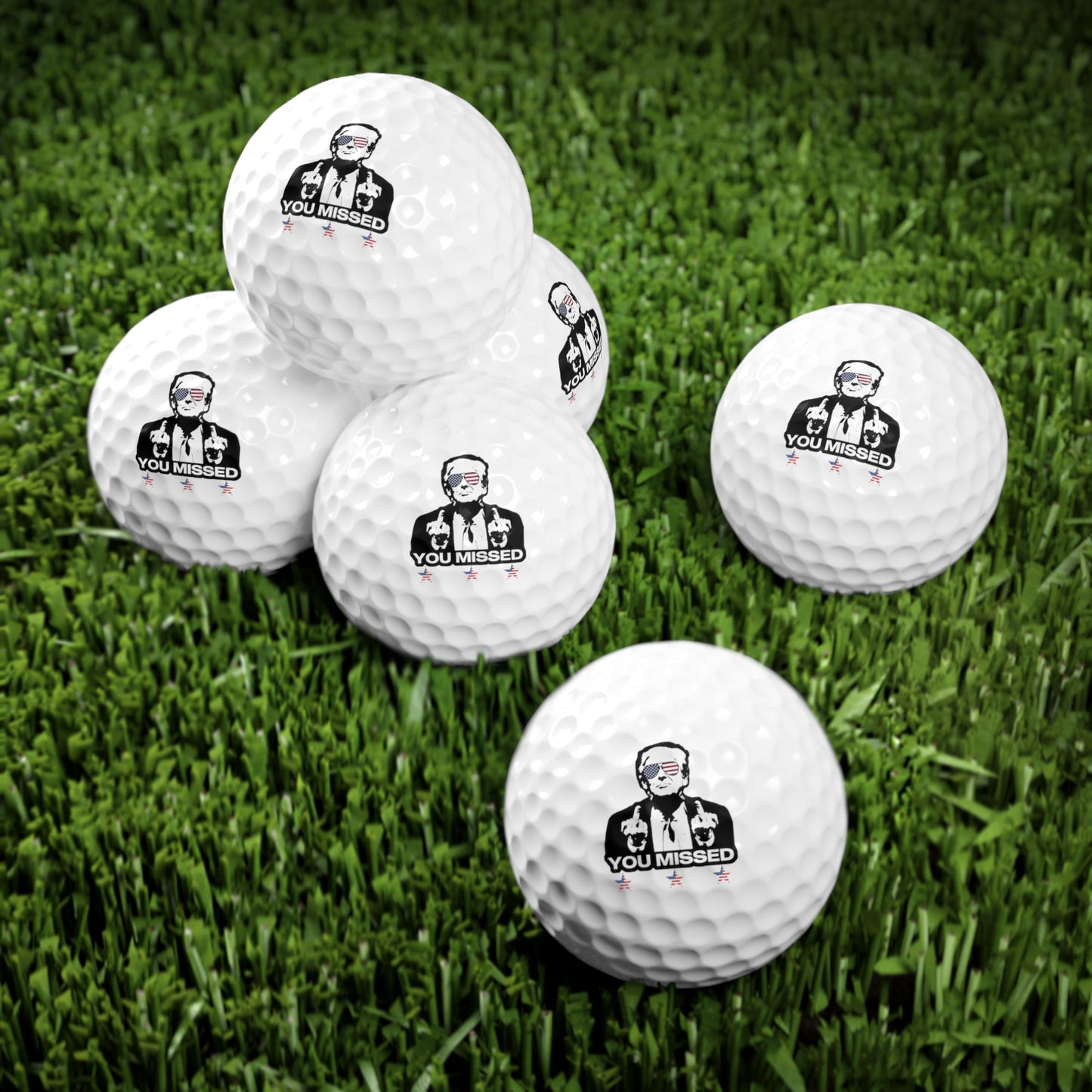 Trump You Missed - Golf Balls, 6pcs