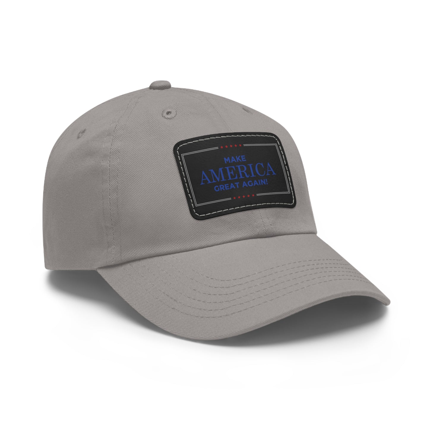 MAGA - Dad Hat with Leather Patch