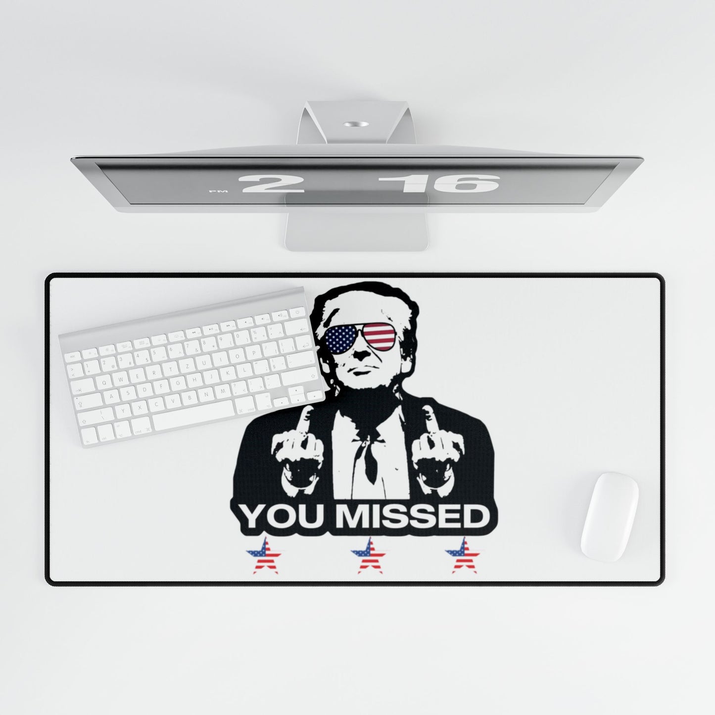 Trump You Missed -  Large Mousepad