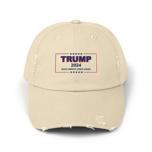 Trump 2024 - Unisex Distressed Cap