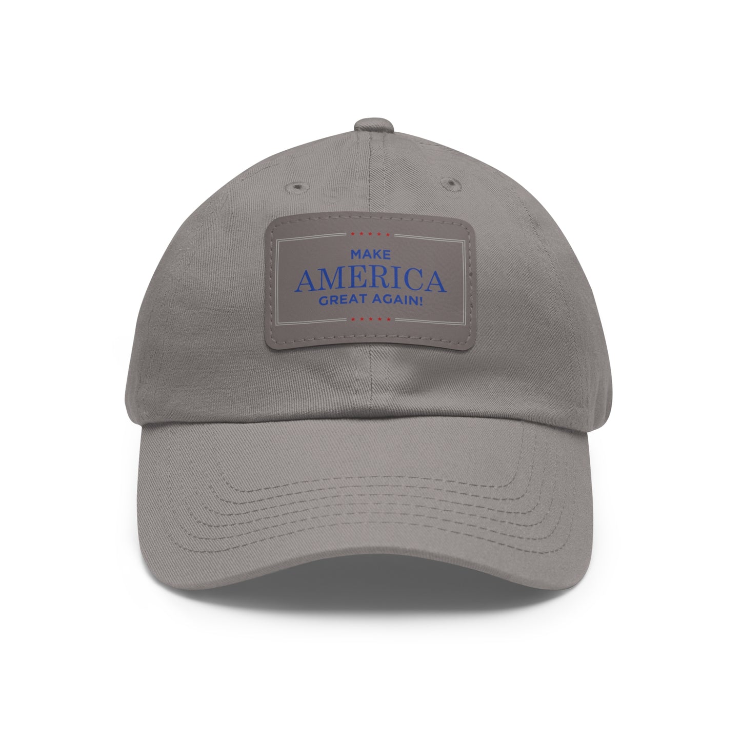 MAGA - Dad Hat with Leather Patch